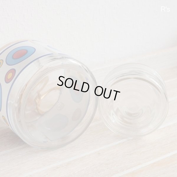 画像8: 石塚硝子　アデリアグラス　レトロ　ホームジャー　ガラスキャニスター　未使用品（の724）