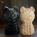 画像8: 熊ボッコ　木彫りの子熊　クマの置き物　2体セット　ユーズド品 