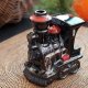 レトロインテリア　汽車型灰皿　ユーズド品(QQ4533)