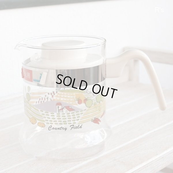 画像2: NARUMI　鳴海製陶　クックマミー　ティーサーバー　ガラスティーポット　Country　Field　直火用　未使用品　説明書付き(あ3598）