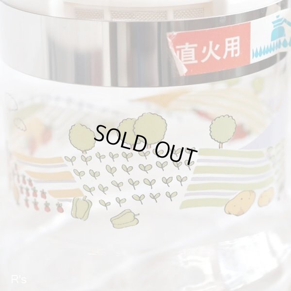 画像5: NARUMI　鳴海製陶　クックマミー　ティーサーバー　ガラスティーポット　Country　Field　直火用　未使用品　説明書付き(あ3598）