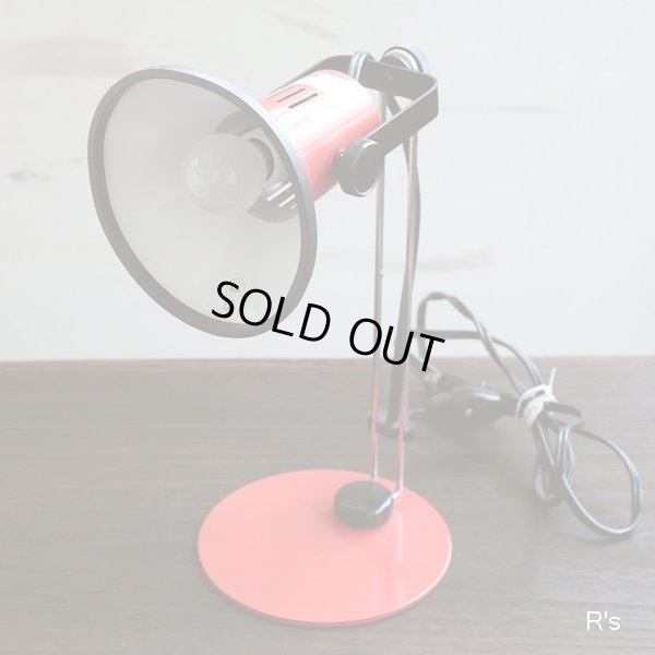 画像4: 小泉産業　ヒカリ　レトロ　小型スタンドライト　KT-83652　赤　ユーズド品