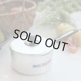 フジマル　レトロ　14ｃｍアルミ片手鍋　未使用品（冷 2254）