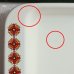 画像5: ヤマヒロ　レトロ　ホーローバット　花柄　中敷網付き　ユーズド美品(Q3093)