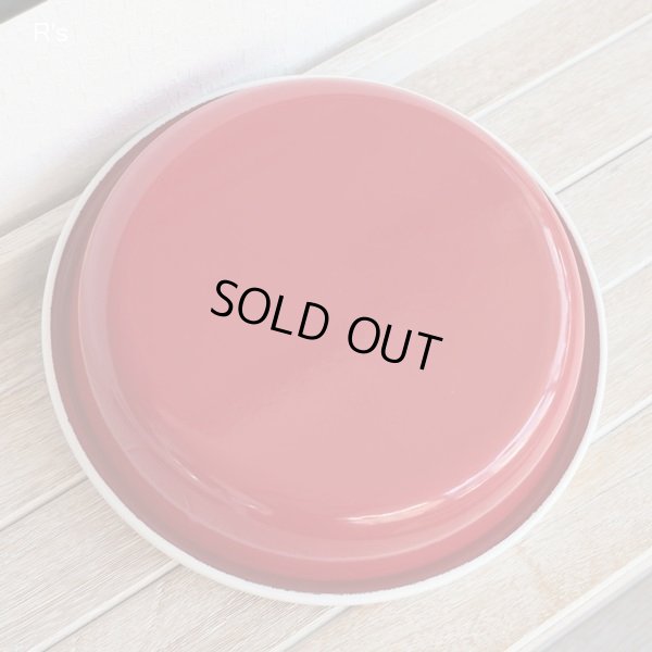 画像6: ハニーウェア　ホーローボウル　大小2個セット　赤　未使用品(ま1141）