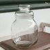 画像2: レトロ　ガラスキャニスター　蓋付きガラス容器　密閉瓶　ユーズド美品（店1966） (2)