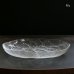 画像4: HOYA　CRYSTAL　ホヤクリスタル　ガラス皿　葉　未使用品(y917) (4)