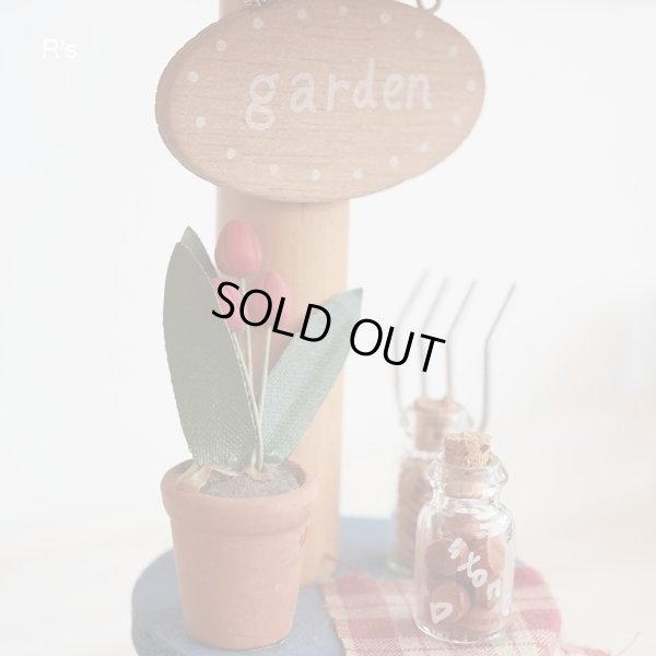 画像6: イシグロ　木製スタンドライト　ムードランプ　GARDEN　タータンチェック　赤　ユーズド品（店737）