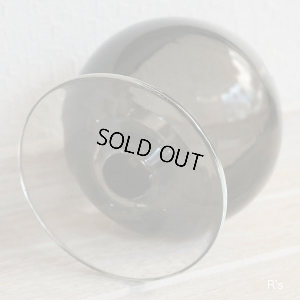 画像5: HIROTA　GLASS　廣田硝子　BYRON　ガラス灰皿　チャコールグレー　未使用品(X2937)