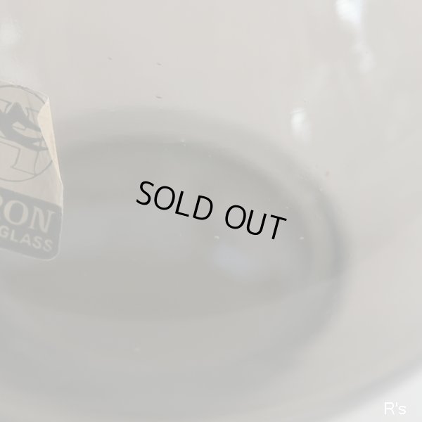 画像8: HIROTA　GLASS　廣田硝子　BYRON　ガラスフラワーベース　花生け　チャコールグレー　未使用品（店4573）