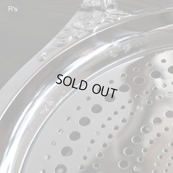 画像3: レトロ　ステンレス　オードブルトレー　水切り付き　未使用品（箱7 4386）