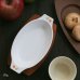画像1: NARUMI　鳴海製陶　クックマスター　グラタン皿　木製受け皿付き　未使用品（せ2885） (1)