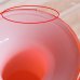 画像5: レトロ　OSAKA　ISHIZUKA　ガラス　持ち手付きフラワーベース　Majolican　オレンジ　未使用品(TT3070)