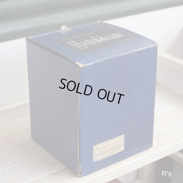 画像9: レトロ　OSAKA　ISHIZUKA　ガラス　持ち手付きフラワーベース　Majolican　オレンジ　未使用品(TT3070)