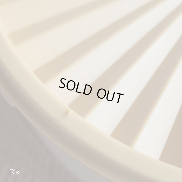 画像4: タッパーウェア　ジュビリー　クッキーケース　丸平型保存容器　イエロー　柄付き　未使用品（UU2980）