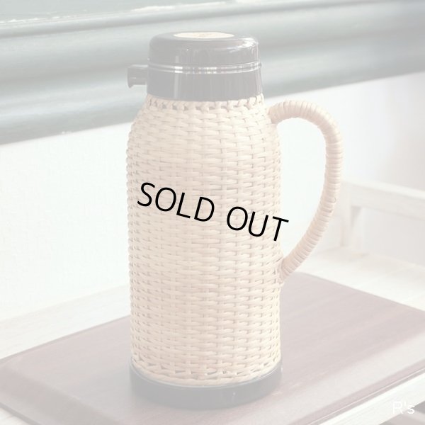 画像2: グロリア魔法瓶　ラタンポット　籐ポット　0.48Ｌ　未使用品（モ181）