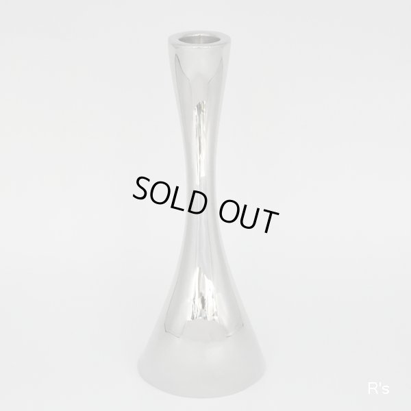 画像2: デンマーク　GEORGE　JENSEN　コブラ　ステンレス　キャンドルホルダー　ユーズド美品（店4050）