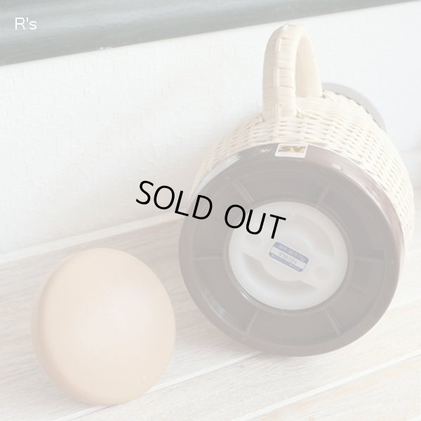 画像6: 象印マホービン　籐ポット　テーブル魔法瓶　AFR-08　750ｍｌ　未使用品（モ683）