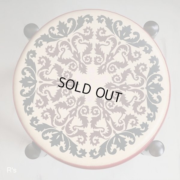 画像3: レトロスツール　椅子　アラベスク模様　ユーズド品