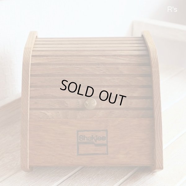 画像2: U.S.A.　Shaklee　木製　蛇腹開閉式小物入れ　カードケース　ヴィンテージ品（店2293）