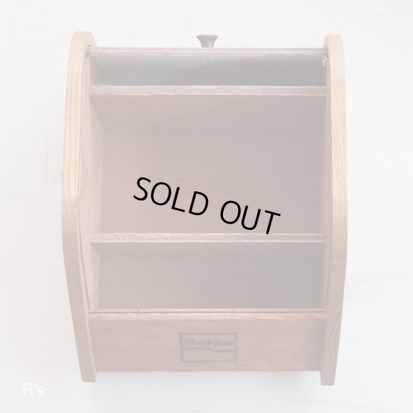 画像6: U.S.A.　Shaklee　木製　蛇腹開閉式小物入れ　カードケース　ヴィンテージ品（店2293）