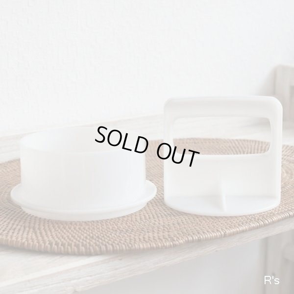 画像2: タッパーウェア　ハンバーガーセット　パテの型抜き・保存容器　未使用品（ｗ366）