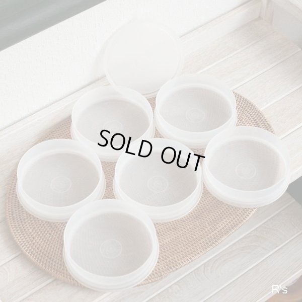 画像5: タッパーウェア　ハンバーガーセット　パテの型抜き・保存容器　未使用品（ｗ366）