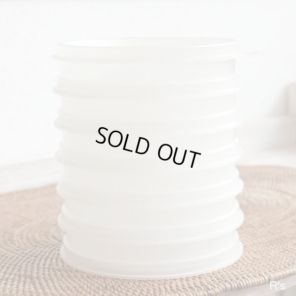 画像4: タッパーウェア　ハンバーガーセット　パテの型抜き・保存容器　未使用品（ｗ366）