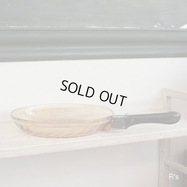 画像2: フランス　ARCOFLAM　ハリオ　HARION　超耐熱ガラスフライパン　ハンドル付き　未使用品　説明書付き(Q2101)