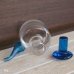 画像4: ノリタケクリスタル　ガラス　醤油差し　液体調味料入れ　小　受け皿なし　ブルー　展示品(q3861)