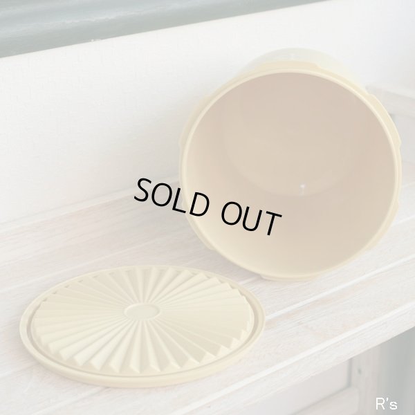 画像3: タッパーウェア　デコレーター小　2,750ｍｌ　イエロー　柄付　未使用品(冷2051）