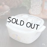 コーニング　角型両手鍋　1.5L　林静一デザイン　女性の横顔　未使用品(N2627)