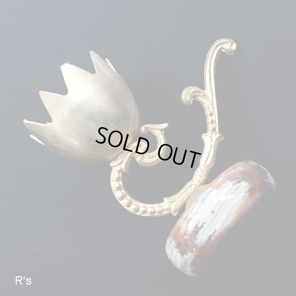 画像7: ヨーロピアン　オニキスベースのアンティーク風　小さなインテリア　ユーズド品（店4009）