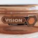 画像3: フランス　VISION　コーニング　オーバル　ガラス両手鍋　アンバー　30ｃｍ　3.5L　IH対応 未使用品（チ1302）
