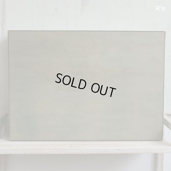 画像11: レトロ　木製　飾り棚　4段　コレクションキャビネット　グリーン　ユーズド品（店2250）