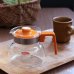 画像1: HARIO　ハリオ　耐熱ガラス　ティー・コーヒーポット　オレンジ　未使用品(Q1634) (1)