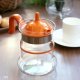 HARIO　ハリオ　TEAPOT　ガラスティーポット　Mary4　TM-4　オレンジ　未使用品　使用説明書付き （ア 1628）