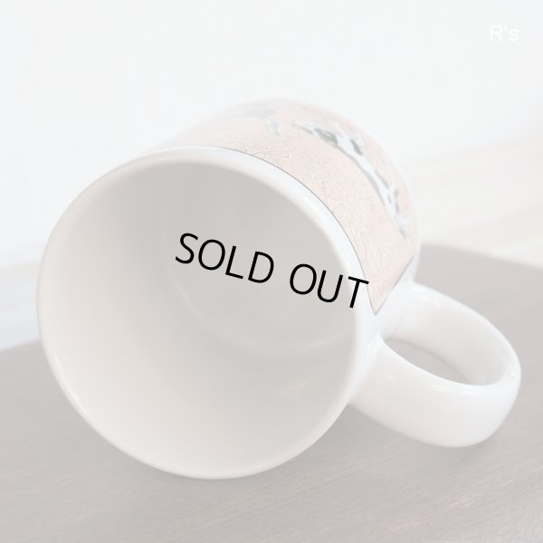 画像9: レトロ　マグカップ　白黒ブチ猫柄　未使用品 (s1708)