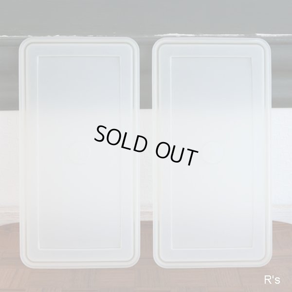 画像7: タッパーウェア　SSセット　大　長方形　角型保存容器2個セット　イエロー　未使用品　袋入り(VV4731)