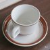 画像3: ノリタケ　Versatone　コーヒーカップ＆ソーサー　ブラウンライン　B328W30　未使用品（WW5486）