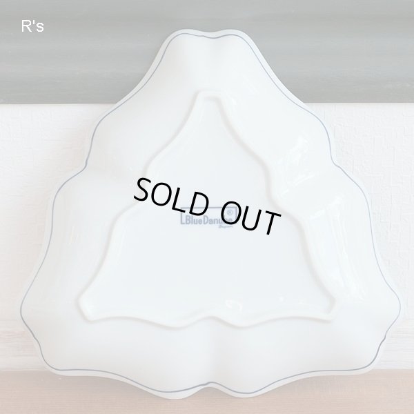 画像5: Blue Danube　ブルーダニューブ　トライアングルプレート　三角形おつまみ皿　ユーズド品 (ZZ 3984)