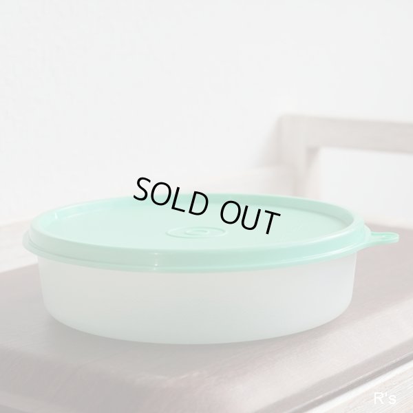 画像2: タッパーウェア　フリーザーボール（中）丸型保存容器　グリーン　未使用品　袋入り (VV 1588)