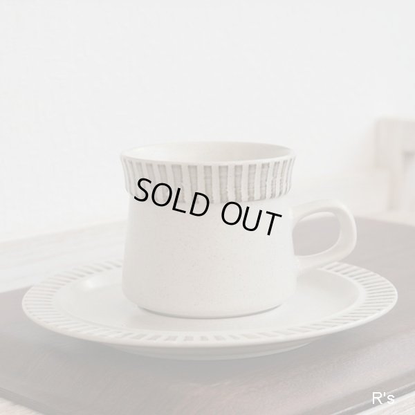 画像3: KASUGA　ストーンウェア　SHOWA　コーヒーカップ＆ソーサー　599　未使用品（YY3594）