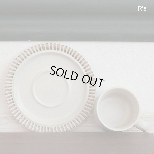 画像5: KASUGA　ストーンウェア　SHOWA　コーヒーカップ＆ソーサー　599　未使用品（YY3594）