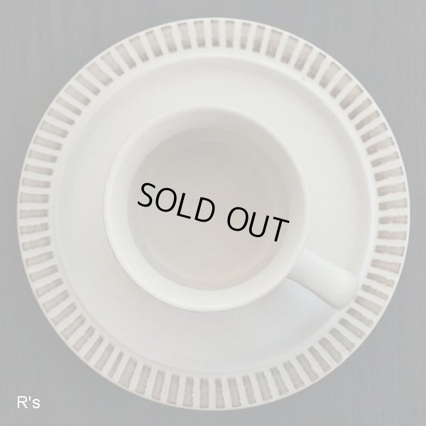 画像2: KASUGA　ストーンウェア　SHOWA　コーヒーカップ＆ソーサー　599　未使用品（YY3594）