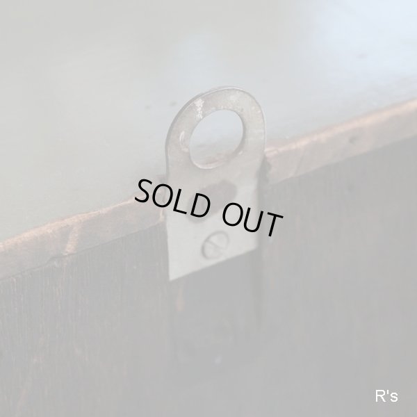 画像13: 明治時計　ウォールクロック　壁掛け振り子時計　グリーン　ダイヤ柄　ユーズド品