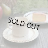 KASUGA　ストーンウェア　SHOWA　コーヒーカップ＆ソーサー　599　未使用品（YY3594）