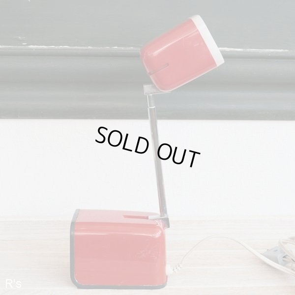 画像4: ナンブライト　レトロ　折りたたみ式スタンドライト　NA-719　赤　ユーズド品（冷963）