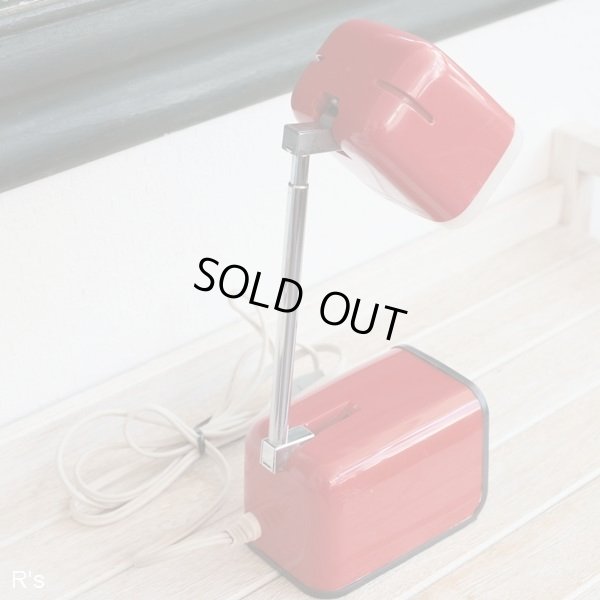 画像7: ナンブライト　レトロ　折りたたみ式スタンドライト　NA-719　赤　ユーズド品（冷963）