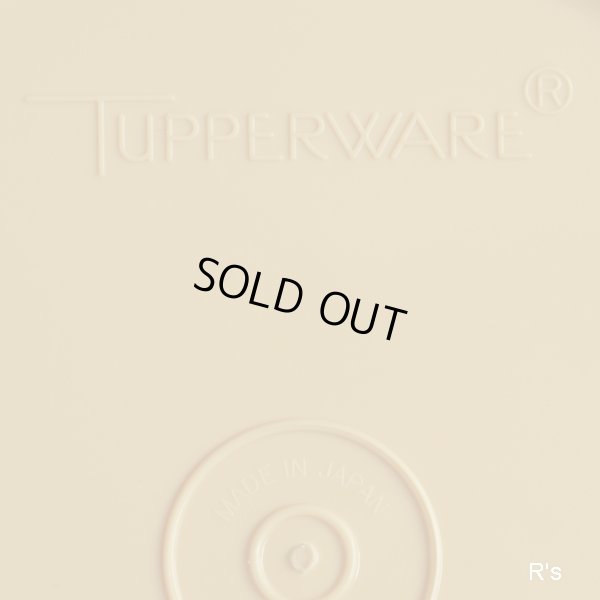 画像7: タッパーウェア　ミディデコレーター　丸型保存容器　イエロー　ユーズド品（冷1749）